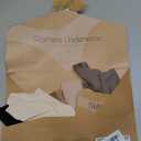 SHARICCA Womens Seamless Thongs No Show Underwear Soft Ribbed Invisible Panties Wave Edge Multi Pack, Size: Large