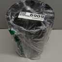 Bathroom Trash Can 1.8 Gallon Garbage Can Waste Basket Recycling Bin for Dorms Bedrooms Offices Kitchens, 2 Pack Black