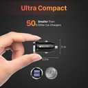 Bestrix Car Charger, Dual Port USB Quick Charge 4.0, 5A/30W Fast Charging, Car USB Charger Adapter, Compatible with Any iPhone14 13 12 /iPad/Samsung Galaxy S22 S21 S20 S10 S9 S8 Note LG Nexus