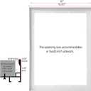 16x20 Canvas Floating Frame for 0.59"-0.87" Deep Paintings, Modern White Gallery Wall Decor Frame, Vertical & Horizontal Hanging, 1 Pack