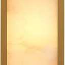 Modern Gold Wall Sconces for Living Room, Marble Sconce Wall Light Fixtures for Bedroom, Alabaster Sconce Lighting for Entryway Bathroom, 1 Pack