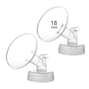 Momstouch 18mm Flange Compatible with Spectra S1 S2 9 Plus Synergy Gold Breastpump Replacement to Spectra Pump Parts and Flange; Not Original; Replaces Shield