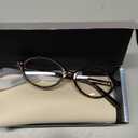 TIJN Olisa Blue Light Blocking Glasses for Women Men,Oval Glasses Frame Bluelight Glasses for Gaming/Computer/Screen (01. Whiskey Tortoise)