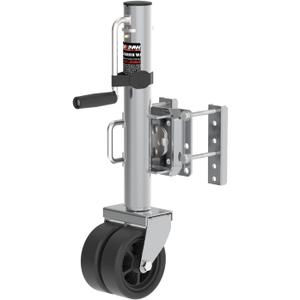 2000 lbs Upgraded Boat Trailer Jack, 10" Lift, Bolt On Trailer Jack for RV, Boat and More, Silver