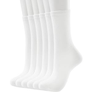 Womens Crew Socks 9 Pairs Pack Size 6-11