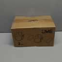 UME 2-Packs 2500 Lumen 32 Watt 28 LED Dual-Head Floodlight Outdoor, Full Metal Design, Waterproof Exterior Security Wall Light 5000K for Patio, Garden, Yard-Black