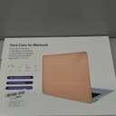 BlueSwan Hard Shell Case Compatible with MacBook Pro 14-inch, 2025 2024-2021 Release M4 M3 M2 M1 Pro/Max Chip, Anti-Cracking and Anti-Fingerprint Soft TPU Bumper, Frosted Baby Pink