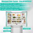 W10830162 Refrigerator Door Gasket Replacement for Whirlpool Refrigerator