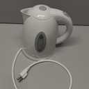 OVENTE Electric Kettle, 1.7L Fast Boiling Water Heater for Coffee or Tea, BPA Free with Water Level Gauge, Auto ShutOff, BoilDry Protection, Indicator Light and Removable Filter, White KP72W