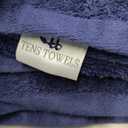 Tens Towels Pack of 4 Extra Large Bath Towels 30 x 60 Inches, 100% Cotton, Larger & Lighter Weight, Quicker to Dry, Super Soft and Absorbent, Perfect for Bathroom, Navy