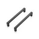 Ravinte 10 Pack Solid 5 Inch Kitchen Square Cabinet Handles Brushed Brass Drawer Pulls Kitchen Cabinet Hardware Handles