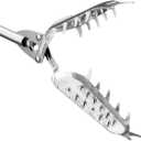 Premium Stainless Steel Reacher Grabber 49" – Heavy-Duty Trash Picker, Fireplace/BBQ Log Tongs, Snake Tongs & Snake Grabber, No-Wire Power Claw, Made in Korea, Outdoor Yard Tool | FTH