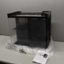 Geometric Future M5 Tempered Glass Mid Tower, E-ATX/ATX Gaming Case, 1.2mm Steel, Type C, Toolless Panels, Support 420/360 Radiator, Dual-Chamber, Black/Grey, GEO-M5-BG