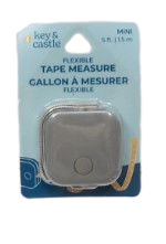 Key and Castle Flexible 5 ft mini Tape Measure (7 Pack)