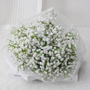 Ziwon Artificial Baby's Breath Flowers - Realistic White Faux Flowers for Bouquets and Decoration