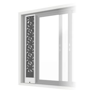 35.4-37.4 Inch White Vertical Window Exhaust Fan for Sliding Windows