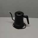 Hamilton Beach Compact 20 oz. / 0.6 Liter Gooseneck Electric Kettle for Boiling Water, Pour Over Coffee, Tea, Ultra Fast Heating With 1200 Watts, Stainless Steel BPA-Free Interior, Black (41045)