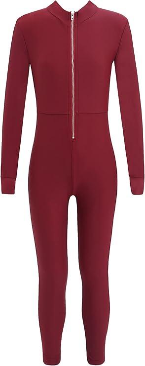 Kaerm Kids Girls Boys One Piece Athletic Workout Sport Jumpsuit Bodysuit Dance Unitard Gymnastics Leotard , Small