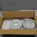 HOXHA Window Duct Kit Dryer Window Vent Kit AC Window kit, Fit with 4” Dryer Ducting & 5.9” AC Hose, Vent Kit Fit for Dryer, Portable AC, Inline Duct Fans, Grow Tents