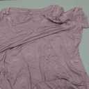 Amoretu Womens T Shirts V Neck Short Sleeve Tshirt Basic Tee Curved Hem Tops, Large