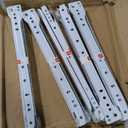 White 6 Drawer Dresser for Bedroom, 15.3" D x 47.2" W x 32.3" H in Simply Modern Chest of Drawers, Wood Storage Double Dresser with Deep Drawers for Living Room, Hallway Entryway, White