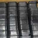 32 Pcs Bed Risers, Adjustable Rectangular Furniture Risers Lift to 1.38 Inch Stackable Black Plastic Furniture Riser Blocks for Chair Legs, Table Legs, Sofa, Refrigerator, Dorm