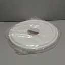 Molded Nylon Ceiling Medallion for Light Fixtures and Ceiling Fans 16"OD x 4"ID x 3/4"P (Fits Canopies up to 12-3/8") White