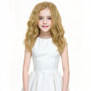 Ash Blonde Wig - Short, Wavy, Shoulder Length, Heat Resistant, Mixed Blonde Synthetic Hair for Girls, Cosplay & Party, (12 Inch)