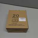 20Pcs Double Compartment Condiment Container, 2 Compartment Portable Reusable Snack Containers with lids, Used for travel Condiment Salad Dressing Meal Prep Containers