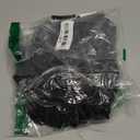 Haloumoning Girls Sleeveless Tennis Dress Kids Racerback Golf Dress School Sports Dresses Outfit with Shorts Pockets Black Size 150