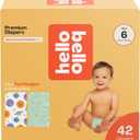 Hello Bello Premium Diapers Size 6, Celestial Cuties & Daring Doodlers Designs, 42ct Club Box