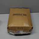 Snuggle Sac Heather Throw Blanket for Couch, Reversible Super Soft Blankets Warm Cozy Knit Fuzzy Plush Lightweight for Sofa, Bed, Camping, Picnic, Heather Beige, Throw-XL (50"x 70")