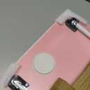 Folding Lap Desk, 23.6 Inch Wood Laptop Bed Desk with Cup Holder, Portable Bed Table for Working Writing Reading & Eating for Bed, Sofa, Couch, Floor - Pink