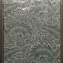 Large Flowers Wall Art for Living Room Natural Wood Float Framed Art Set of 3 William Morris Floral Canvas Pictures Vintage Artwork Green Botanical Leaf Canvas Prints for Bedroom Wall Decor 20"x28"x3