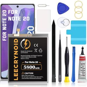for Samsung Galaxy Note 20 Battery,5800mAh (New Upgraded) Replacement Battery for Samsung Galaxy Note 20 5G SM-N980 SM-N981U with Professional Repair Tool Kits