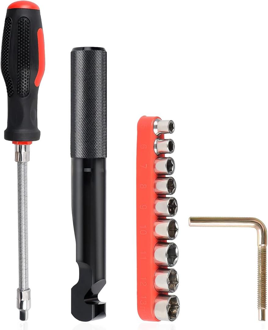 Belt Changing Tool Kit Compatible with Polaris RZR XP Turbo XP4 1000 - Efficiently Replace Belts with Flexible Clutch Cover Removal Tool & Belt Removal Tool