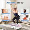MERACH Vibration Plate Exercise Machine, Vibration Plate for Lymphatic Drainage Weight Loss, Vibrating Plate Exercise Machine with Bluetooth and LED Display, Workout Equipment for Women Men Home