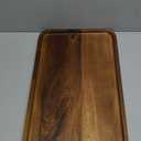 16" x 10" Rectangle Serving Trays Wooden Charcuterie Boards Rectangular Large Serving Platters for Cookie, Snack, Appetizer, Dessert, Party Food Dish Acacia Wood Kitchen Platter Tray Cheese Board