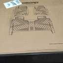 OEDRO Floor Mats Fit for 20232026 Kia Sportage Hybrid (Not for PHEV), All Weather TPE Car Liners Custom Fit Sportage Hybrid EX, S, LX, SX, X-Line Accessories, 1st and 2nd Row with Cargo Liner