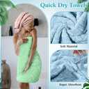 Mixweer 16 Pieces Bath Towels Set Quick Dry Towel Set for Bathroom Included 4 Bath Towels 4 Hand Towel and 8 Washcloths Absorbent Bathing Coral Velvet Washcloth for Shower Spa Hotel (Macaron Color)