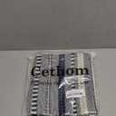 Boho Throw Pillow Covers 18x18 Inch Set of 2, Farmhouse Decorative Couch Pillow Cases, Navy Blue Accent Pillows of Bed, Sofa Bedroom Living Room Home Decor Cushion Cover