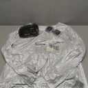 Jexine 70s Women Disco Outfit Costume Disco Party Top Pants Sunglasses Ball Necklace Earring Wig for Halloween New Year Eve, XL