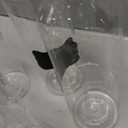 Tioncy 10 Sets 15oz Plastic Liquor Bottles with Pourers Sets 10 Plastic Long Neck Syrup Bottles with Pourer and Caps Reusable Leakproof for Home Party Bar (Black)