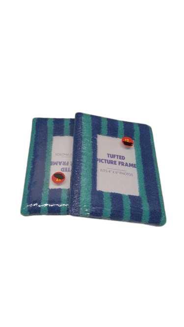 TEXTURED PICTURE FRAME FITS 4X6 PHOTOS 2PCS