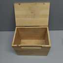 Face Towels Holder with 60 XL Towels, Disposable Towelettes Bamboo Box Cotton Balls Holders, Facial Towels Container with Drawer, Towels XL Organizer for Bathroom, Makeup Remover Dry Wipes Washcloths