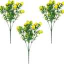 HomeSoGood 3Pcs Artificial Lemon Branch with Green Leaves Artificial Fruit Lemon Tree Greenery Decoration for Home Table Holiday Farmhouse Garden(14.17inch) 5.9"D x 5.89"W x 14.17"H