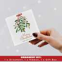 2025 Christmas Ornament - Gingerbread Snowman Candy Bell Cookie Chocolate Christmas Ornaments, New Year Ornaments - Hodiday Gifts for Family, Friends, Mom, Dad - Ceramic Ornament 2025