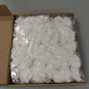 IPOPU 100 Pcs Artificial Rose Flower Heads Real Looking White Foam Fake Roses for DIY Wedding Baby Shower Centerpieces Arrangements Party Tables Home Decorations (White 1, Stemless)