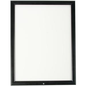 Outdoor Snap Frame for 18x24-Inch Posters or Advertisements, Locking Enclosure, Rust/Weather Proof, Aluminum (Black)