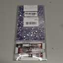 32000Pcs Purple Rhinestones Gems for Bedazzling, Dark Purple Flatback Gemstones Bedazzle Diamond Crystals for Crafting Crafts Clothes Shoes Clothing, Resin Jewels Stones Bedazzler ss6-ss30 B7000 Glue